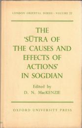 The Sūtra of the Causes and Effects of Actions in Sogdian