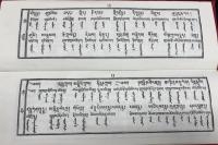 Buddhistische Triglotte (A Sanskrit -Tibetan-Mongolian Glossary) : A xylographic print from Mongolia preserved in the Baron Schilling Yon Canstadt Collection