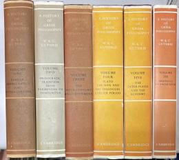 A History of Greek Philosophy Vol.1-6