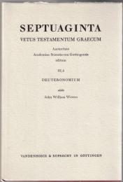 Septuaginta : Vetus Testamentum Graecum Bd.III, 2 : Deuteronomium 