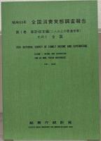 昭和５９年全国消費実態調査報告