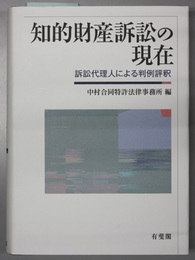 知的財産訴訟の現在 訴訟代理人による判例評釈