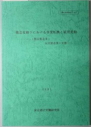構造変動下における事業転換と雇用変動  ニット製品製造業と玩具製造業の実態（労働市場調査研究 Ｎｏ．１２）