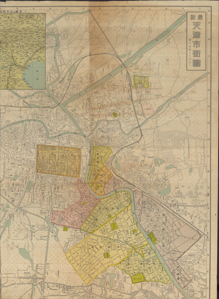 天津市交通遊覧図　1986 2011年春から夏への中国鉄路の旅 Part19 天津の路面電車（疎開地時代