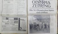 OLYMPIA ZEITUNG
［Offizielles Organ der XI.Olympischen Spiel 1936 in Berlin Hersg.im Reichssportsverlag.］
（ベルリン・オリンピックの新聞報道）