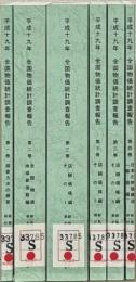平成１９年全国物価統計調査報告(第１０回調査） 全４巻（６冊）