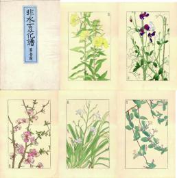 非水百花譜 １～２０輯（色彩木版１００枚・影刷解説共）