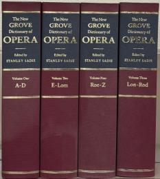 （英）ニューグローヴオペラ事典：The New Grove Dictionary of OPERA 全4巻