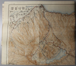 箱根近傍図  多色刷：五万分一山岳図／一般図（５０万分１）