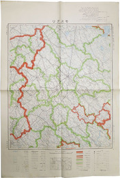 モスクワ （２５０万分１尺）  中ソ欧ソ輿地図３号：昭和１９年製版（１９３９年調製露版図ヨリ複製）