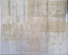 新築輜重兵大隊本部及二個中隊  軸部仕口詳細（仕口模範図）[縮尺１０の１]