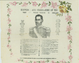 伏見宮貞愛親王英国訪問  SOUVENIR AND PROGRAMME OF THE VISIT OF PRINCE FUSIMI TO ENGLAND