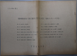 精神障害者の再犯事例に関する統計  昭和３１年～４５年（三小資料 ５６）