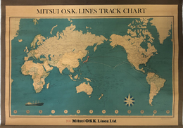 MITSUI O.S.K. LINES TRACK CHART ［大阪商船三井船舶・商船三井］