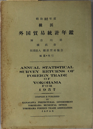 横浜外国貿易統計年鑑 