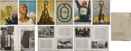 OLYMPISCHE SPIELE 1936（１・２・８・９号）／OLYMPIC GAMES 1936 （７・１１号）  [独逸国有鉄道中央観光局日本支社にいたヨルン・レオの印]