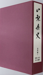 山梨県史 資料編１：原始・古代１ 考古（遺跡）