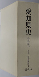 愛知県史 近代１０：社会・社会運動２