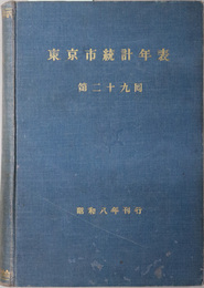 東京市統計年表 