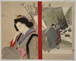 泥水清水 （木版口絵） [文芸倶楽部 第２巻５編]