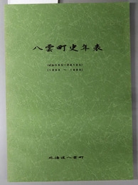 八雲町史年表（北海道） 昭和５８年～平成１０年：１９８３～１９９８
