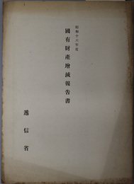 国有財産増減報告書