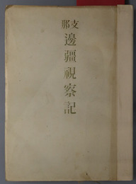 支那辺彊視察記 