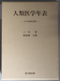 人類医学年表 古今東西対照