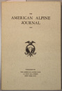 THE AMERICAN ALPINE JOURNAL 第１０巻第１号 THE SIKKIM HIMALAYA／EXPLORING IN THE KARAKORAM／他