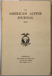 THE AMERICAN ALPINE JOURNAL ASCENT OF HIDDEN PEAK／EAST OF MOUNT McKINLEY／他