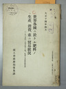 世界各国ニ於ケル肥料ノ生産、消費、並ニ貿易状況 １９２５年１月コムマース、レポート誌附録所載