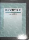 日本宗教史年表