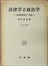 法律学と政治学 学際的研究の一序説