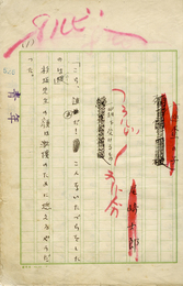 尾崎士郎草稿　「巡査の子」（小説）