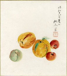 杉浦非水色紙　「静物」（仮題）