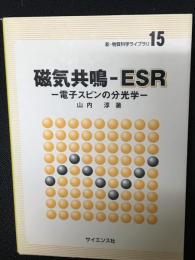 磁気共鳴-ESR : 電子スピンの分光学