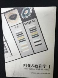 町並み色彩学1　港町・函館における色彩文化の研究-下見板のペンキ色彩の復原的考察を通して