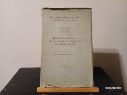 Experimental Study of Motor Abilities of Children in the Primary Grades  低学年児童の運動能力に関する実験的研究
