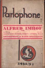 Parlophone Records Complete Catalogue 1931/32