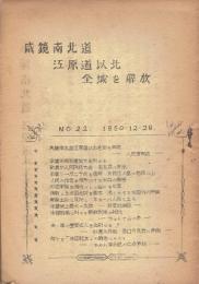 咸鏡南北道江原道以北全域を解放