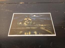 夜の別府温泉絵はがき　