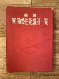 列國軍用機性能・識別一覽