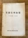 防衛庁陸上幕僚監部 昭和31年度第3四半期 業務管理期報