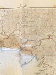 昭和27年 石巻 応急修正版 5万分の1地形図石巻10号