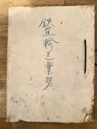 昭和27年 警察予備隊 鉄道輸送業務綴