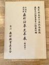 北海道渡島国森町沿革史年表