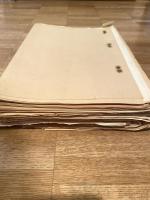 昭和34年 陸上自衛隊新発田駐屯部隊?業務隊  隊員課題文綴「過去を反省し昭和34年を迎える誓い」「年頭の誓い」「新年の誓い」