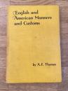 English and American manners&customs 英米風俗習慣と作法