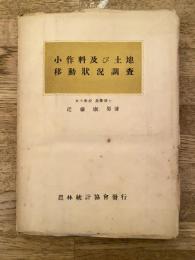 小作料及び土地移動状況調査