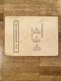 昭和13年1月現在 神奈川県会議員名簿